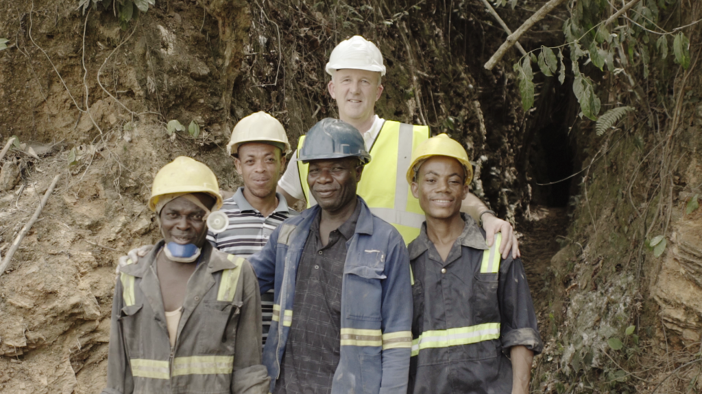 Nico Rienks in goudmijn Ghana