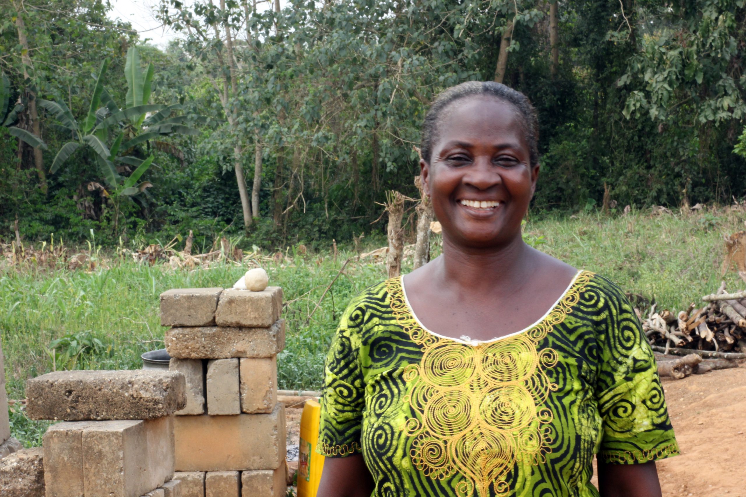 Yaa Janet, beneficiary of soap and detergent making at Ekorso