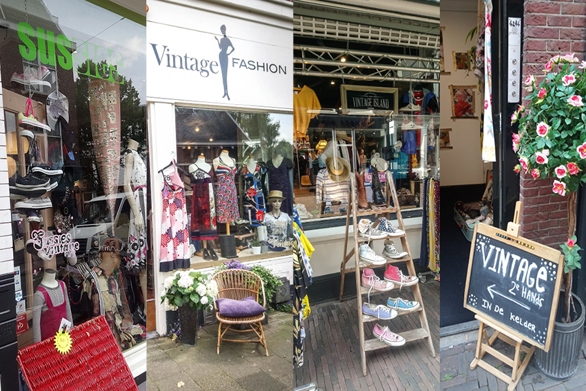Collage Vintage winkels