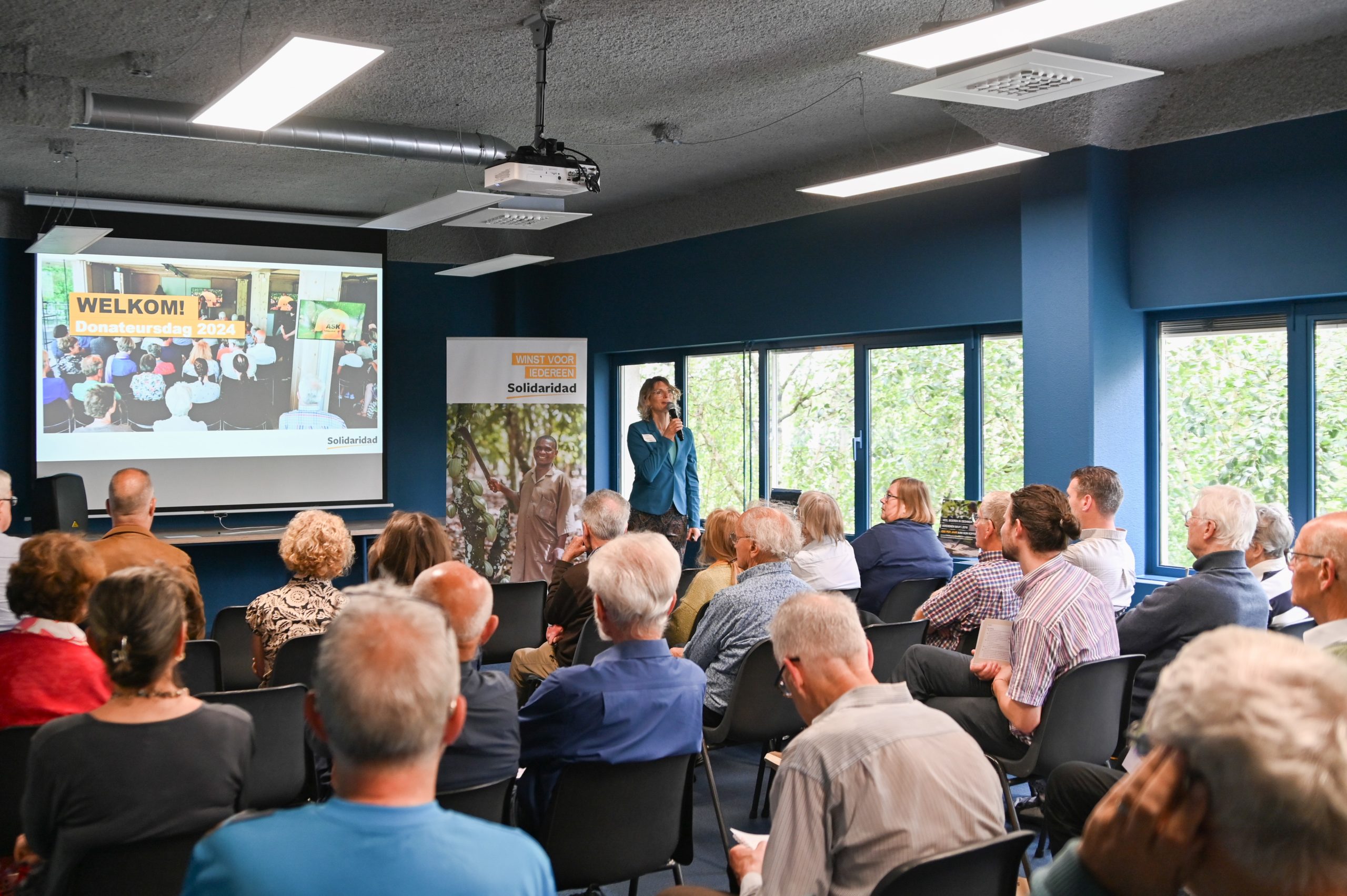 Heske Verburg presenteert op Donateursdag 2024