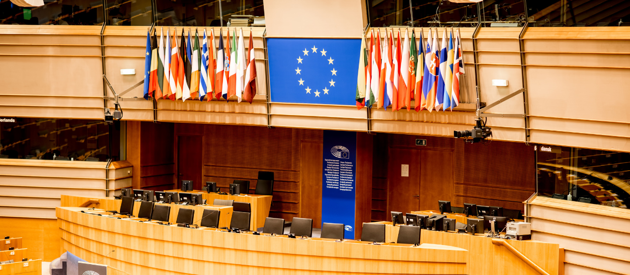 Vergaderzaal van de Europese Commissie in Brussel
